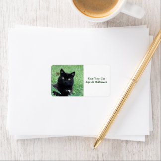 Gato Preto - Mantenha Sua Etiqueta Segura