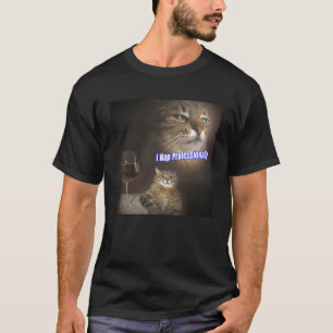 Gato Profissional Engraçado – Edição Camisa de Pre