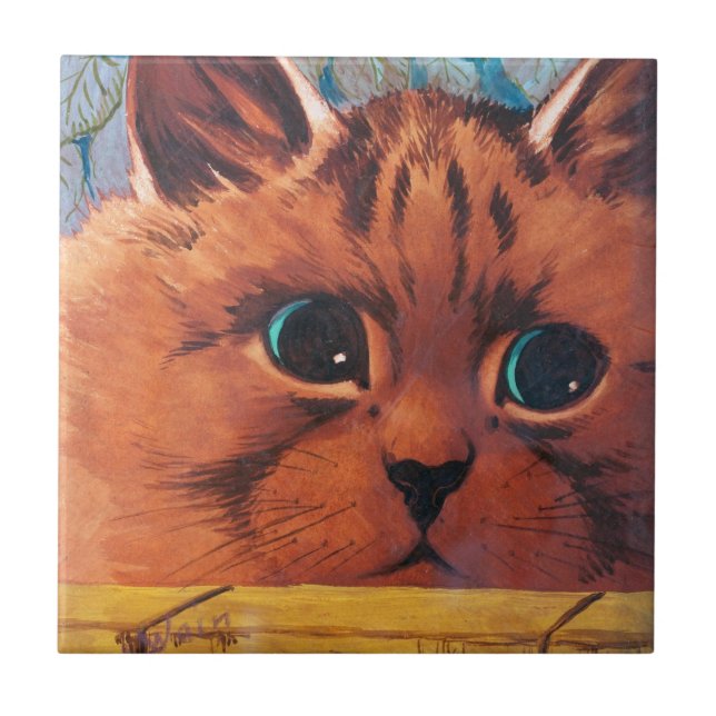 Gato Purgando Sobre Parede, Louis Wain (Frente)