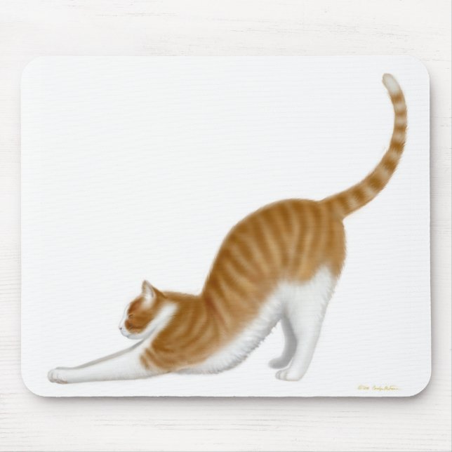 Gato que estica Mousepad (Frente)