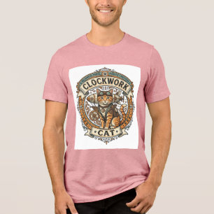 Gato Relógio Gato Steampunk Antigo Arte Vetorial S