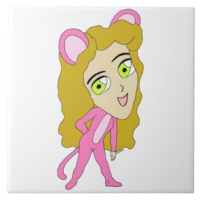 gato rosa (Frente)