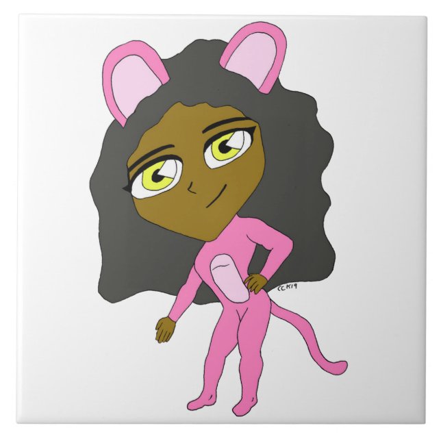 gato rosa (Frente)