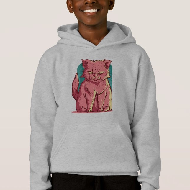Gato Rosa Engraçado (Frente)