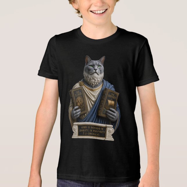 Gato Russo Azul Homérico (Frente)