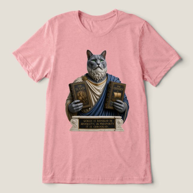Gato Russo Azul Homero (Design frontal)