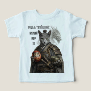 Gato Samurai Azul Russo