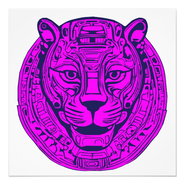 Gato Selvagem do Impressão de Foto de Roda Medicin (Frente)