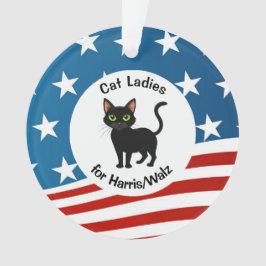 Gato-Senhoras para o ornamento acrílico do Design