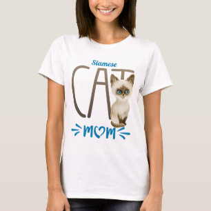 Gato Siamês, Gato, Mãe, Camisa