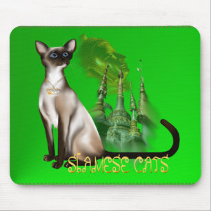 Gato Siamese Mousepad
