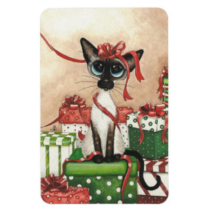 Gato Siamese pelo ímã de BiHrLe