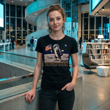 Gato Smoking no Astronauta da Lua Camiseta Diverti