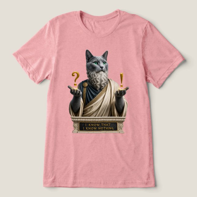 Gato Socrates Azul Russo (Design frontal)
