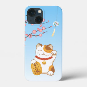 Gato Sortudo Japonês Calico Maneki Neko