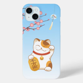 Gato Sortudo Japonês Calico Maneki Neko
