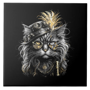 Gato Steampunk Incrível