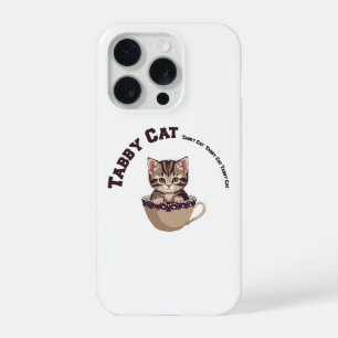 Gato Tabby em Xícara de Chá Arte de Gatinho Fofo p