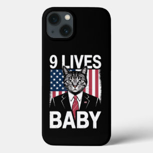 Gato Trump 9 Vidas Bebê Divertido Gato Trump
