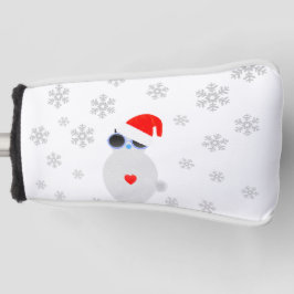 Gato usando óculos de sol com chapéu de Papai Noel
