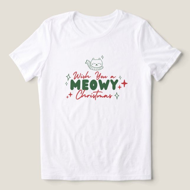 Gato Vermelho e Verde, Feliz Natal (Design frontal)