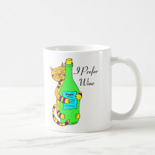 Gato Winey, "eu prefiro caneca do café, do chá ou