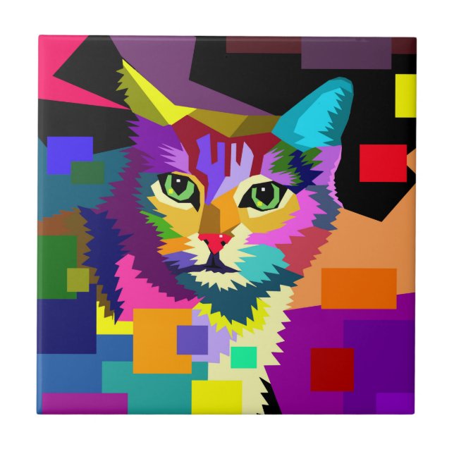 Gato WPAP Multicolor 656 (Frente)