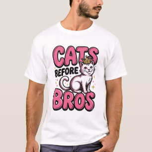 Gatos Antes dos Irmãos Camisa Vintage de Gato Coro