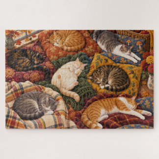 gatos artísticos quebra-cabeça de 1000 peças