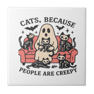 Gatos As Pessoas São Esqueleto Assustador Camiseta