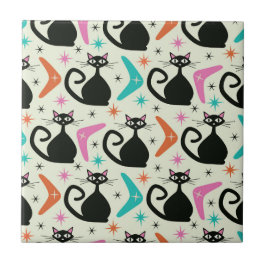 Gatos Atômicos Pretos de meio século com Bomerangu