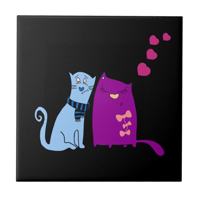 Gatos bonitos adoram design (Frente)