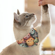 Gatos Coloridos Porco Whimsical