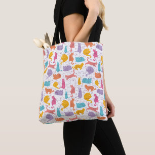 Gatos Coloridos - Saco de Tote