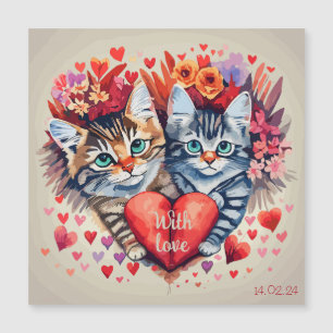 Gatos com coração
