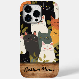 Gatos de Capa de telefone de Nome Personalizado