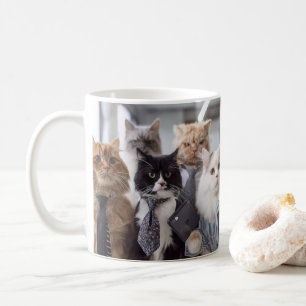 Gatos de Humor no Escritório – Caneca de Café Gato