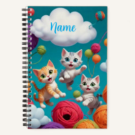 Gatos de Nome Personalizado e Fio de Lã