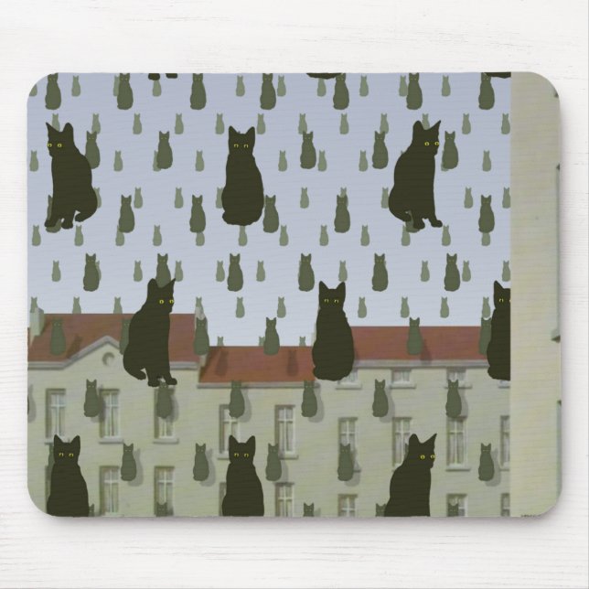 gatos de queda Mousepad de s (Frente)