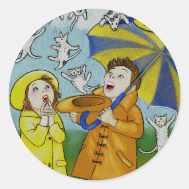 Gatos e Adesivos Cachorros em Choque (Frente)