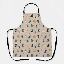 Gatos e Facas Apron