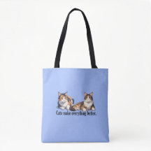 Gatos Engraçados Tornam Tudo Melhor Bolsa
