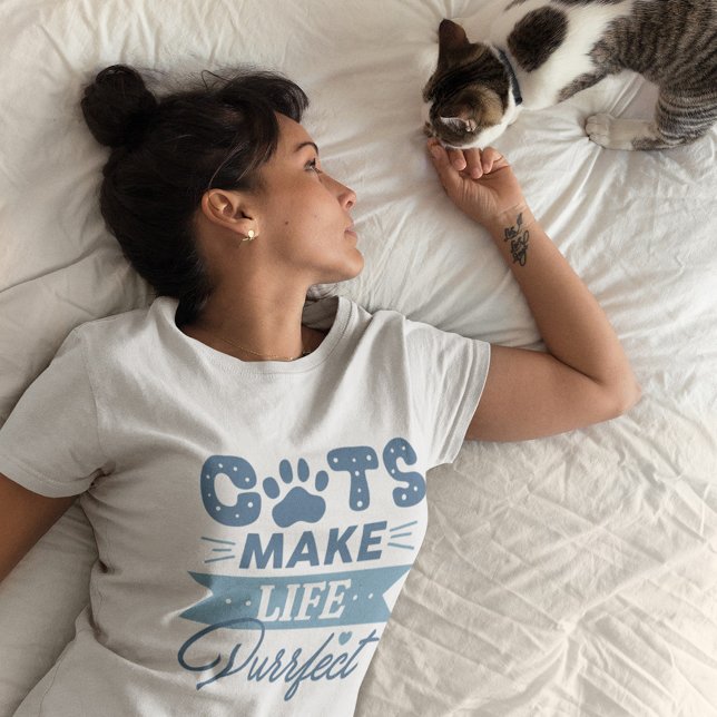 Gatos Fazem A Vida Puro À Camisa (Criador carregado)