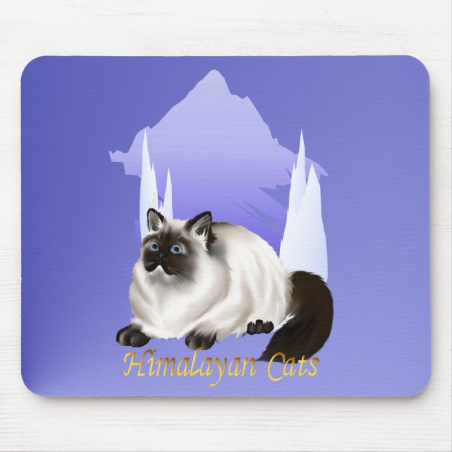 Gatos Himalaias Mousepad (Frente)