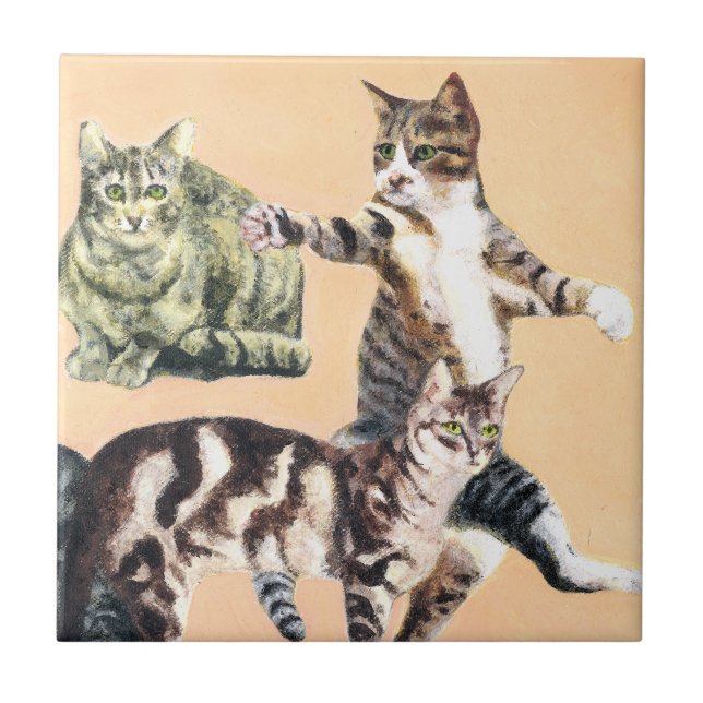 Gatos indo jogar (Frente)