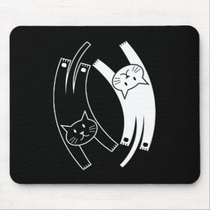 Gatos Mousepad de Yin & de Yang