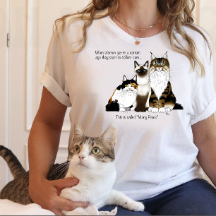 Gatos Muitas Peças Azul Engraçado