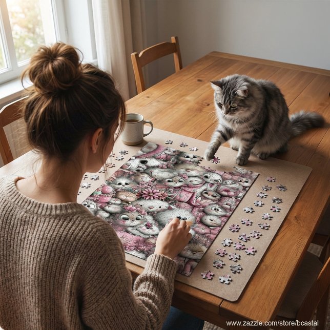 Gatos Muito Fofos Quebra-Cabeça Colagem (Criador carregado)