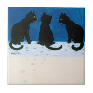 Gatos Negros na Neve, Louis Wain