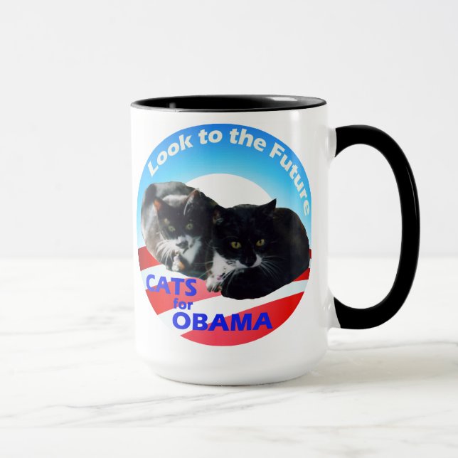 Gatos para a caneca de Obama (Direita)